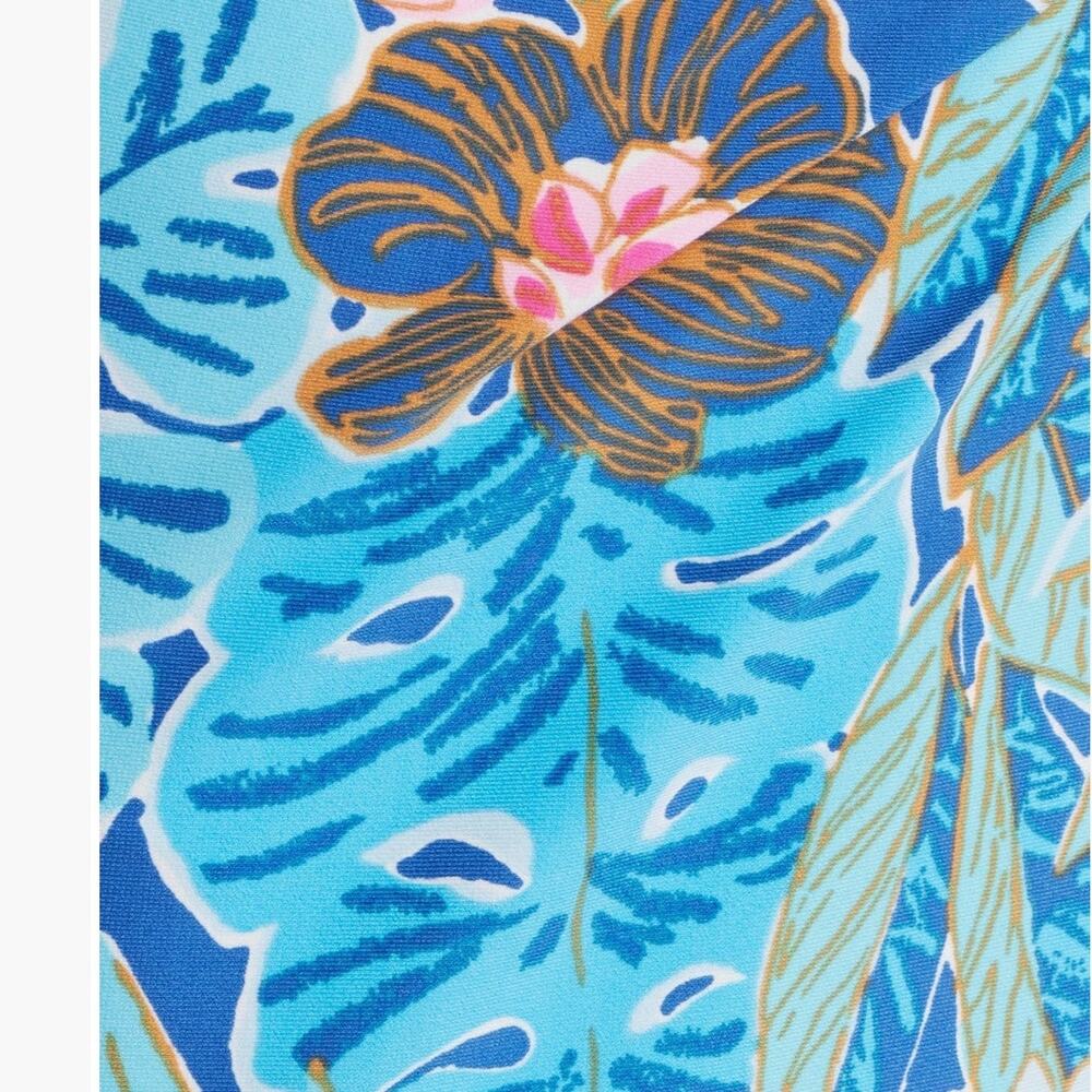 NWT Lilly Pulitzer Adalyn Maxi Dress Size 8 Starlight Navy Best Fronds Forever - Picture 13 of 14